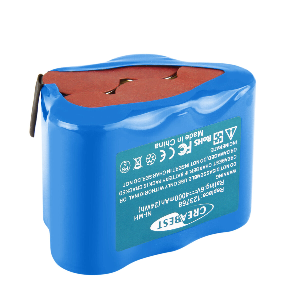 SHENTEC 4000mAh 6V NI-MH-AKKU FÜR ULO BOX EBL 801 123768 93230 5 VYRR