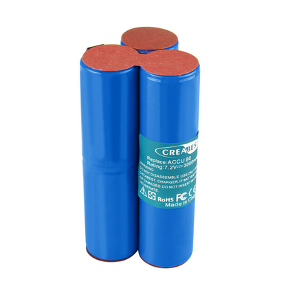 SHENTEC 3000mAh 7.2V Ni-MH Ersatzakku für Wolf Heckenschere BS80 BS-80 ACCU 80