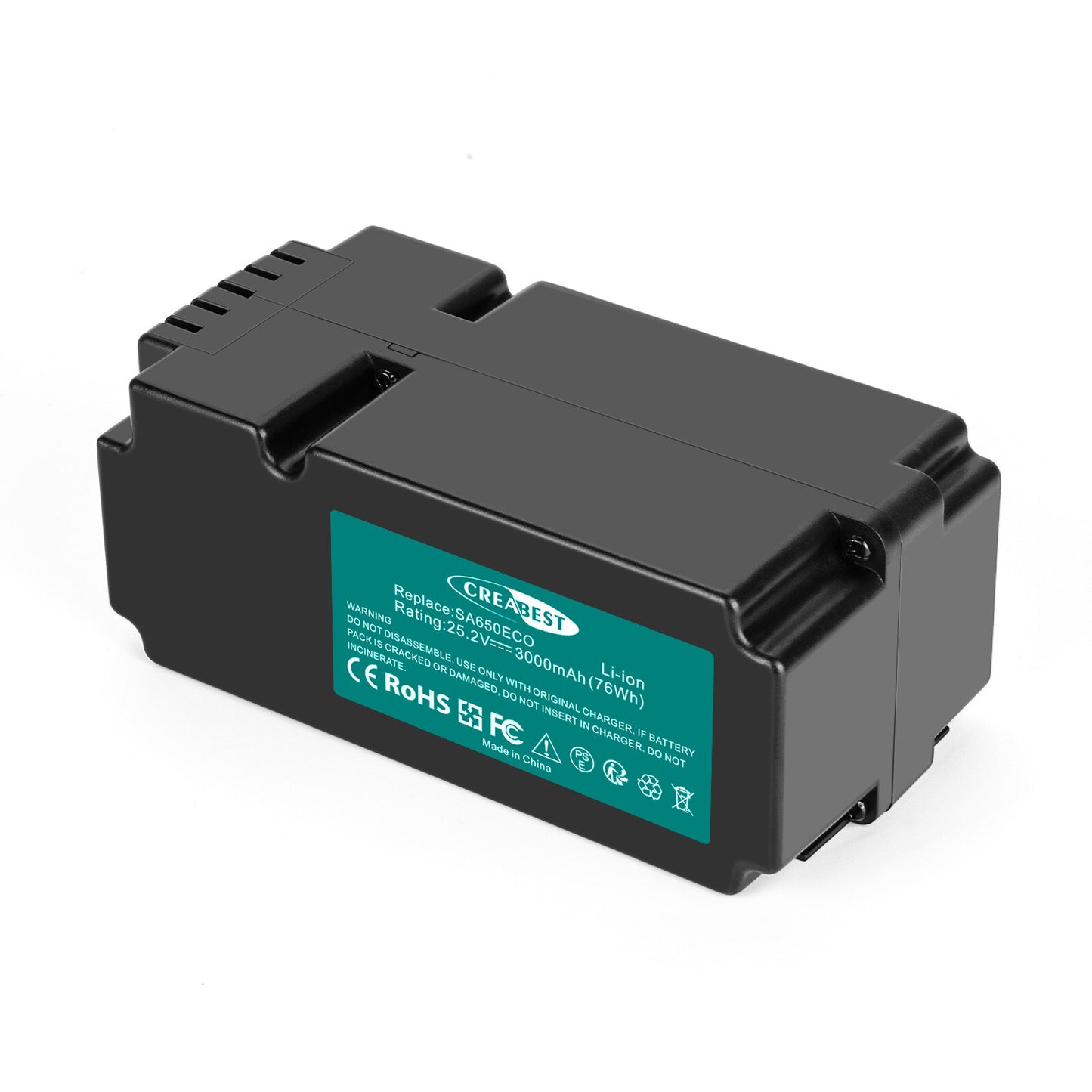 SHENTEC 3000mAh 25.2V Li-Ionen-Akku für 0862622 862601 Garden Feelings 862618 INR19/65